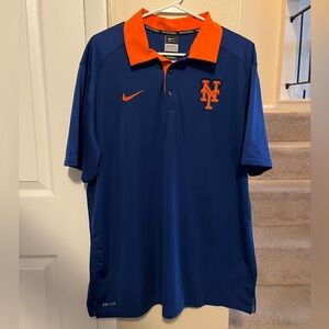Nike XL Dri fit New York Mets polo